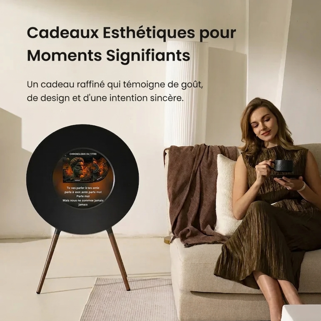 Serravalle Enceinte Bluetooth Rétro Vinyle R1